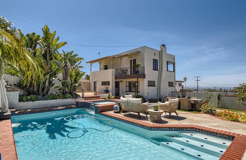 Point Loma Heights Villa | Historic Villa, Blocks from the Beach, Ocean Views