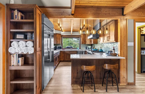 Whitefish House | Incredible ski in/ski out access home! Huge views!