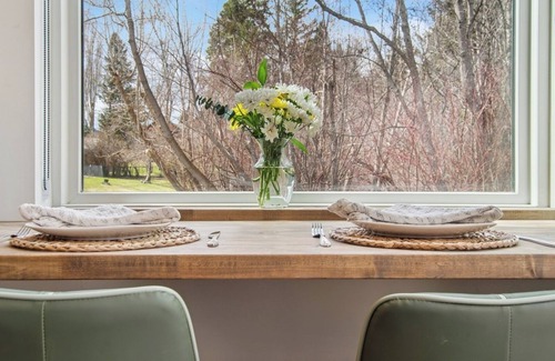 Lakeside Apartment | Peaceful Creekside Villa, Walk to Flathead Lake
