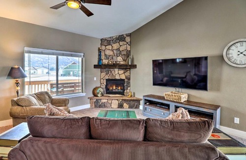 Columbia Falls House | Rustic Glacier Gem with Patio, Fire Pit and Mtn Views!