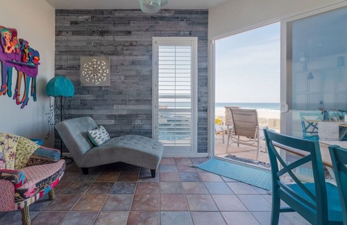 Mission Beach Condo | Santa Barbara Oceanfront Home by 710 Vacation Rentals | Private Patio & Fast WiFi