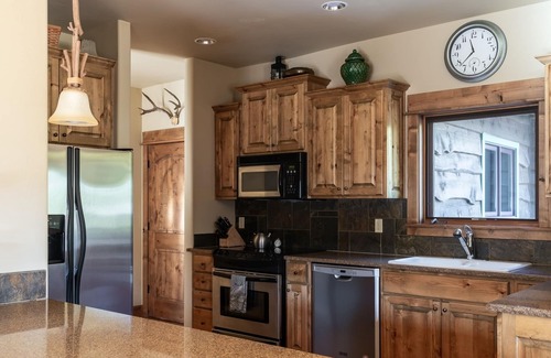 Big Sky House | Spend Winter in Big Sky! Delightful Ski-in/Ski-out Home with Hot Tub and WIFI!