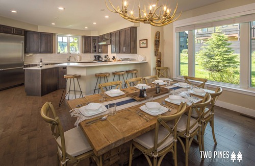 Big Sky House | Stunning and Spacious Mid-Century Town Center Home! Private Patio with Hot Tub!