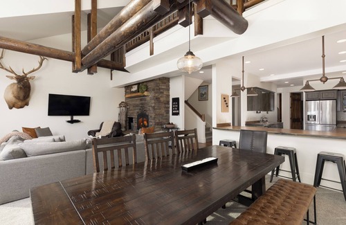Big Sky Meadow Village House | Townhome on Big Sky Golf Course w/private hot tub, grill and beautiful views