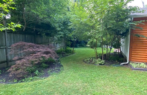 Waynesville House | 2 BR, 1-1/2 bath house in wooded setting with private back yard, deck, hot tub.