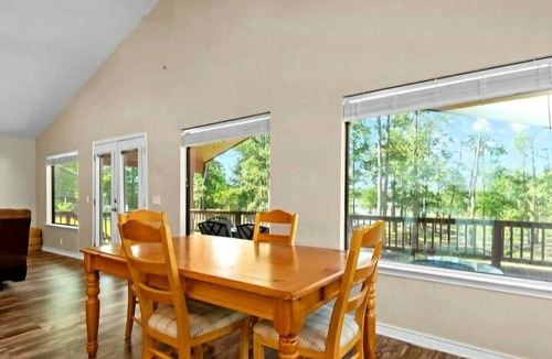 Brookeland House | 2 Homes! 6 BR 5BA! Swimming pool! Private Hot Tub! Pool Table! Basketball Hoop!