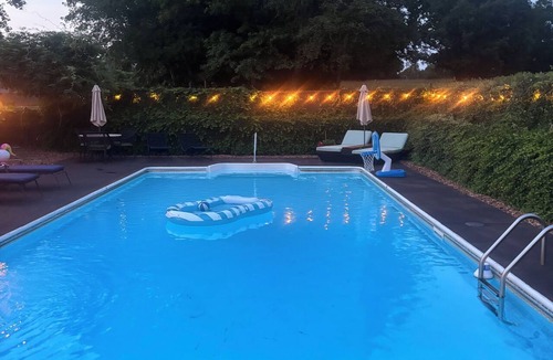 Boiling Springs House | 4-bedroom house with pool and sand volleyball court 1 mile from Gardner Webb