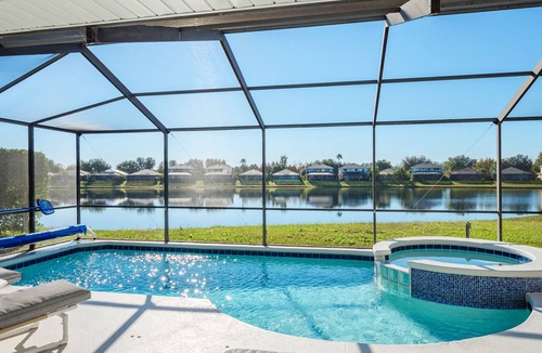 Sunset Lakes Villa | 6Bed/4Bath Villa with Private Pool, Lake View, & Game Room - 15 Mins to Disney!