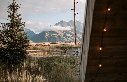 Emigrant Cabin | A-Frame 9 @ Tiny Town Campground- Boutique camping