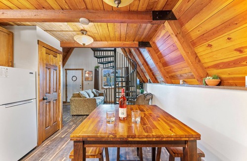 Martin City Cabin | A-frame at Spotted Bear Retreat