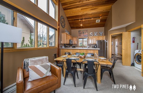 Big Horn House | Adorable Ski-In/Out Big Horn! Walk to Big Sky Resort! Cozy Fireplace!