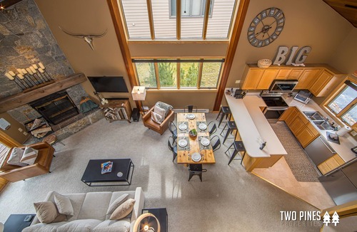 Big Horn House | Adorable Ski-In/Out Big Horn! Walk to Big Sky Resort! Cozy Fireplace!
