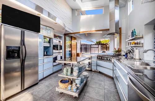 Crown Point House | Artful escape with private hot tub, sunset rooftop, shuffleboard - walk to beach