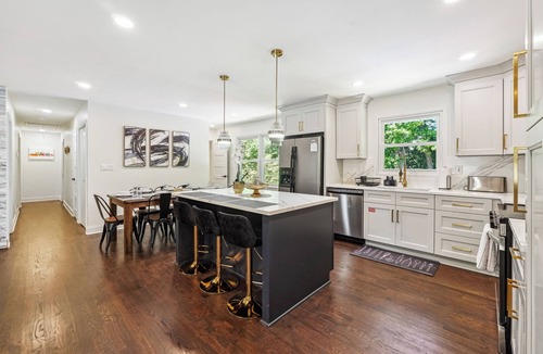 Candler-McAfee House | ATL Large Modern Fun House Pool HotTub GameRoom BBQ
