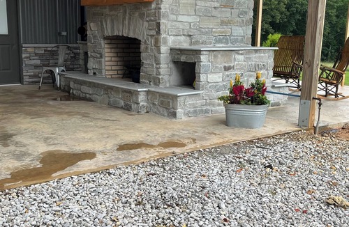 Wheeler House | Barndominium with rustic charm