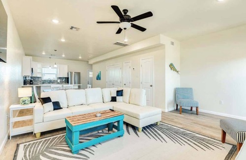 Surfside Beach House | Beach Bliss: Pet-Friendly Townhome with Bay Views!