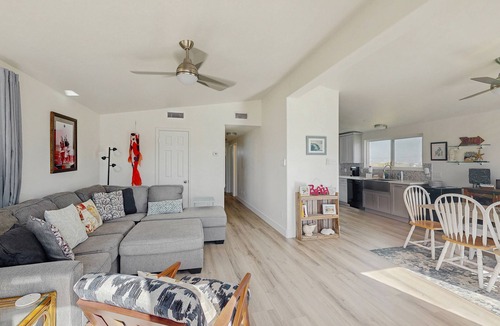 Spanish Grant House | Beautiful dog-friendly home w deck & ocean view - enclosed yard, steps to sand