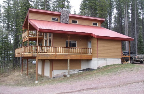 Essex Cabin | Beautiful Mountain Home with Great Views. Near E. Glacier. See Drone Video