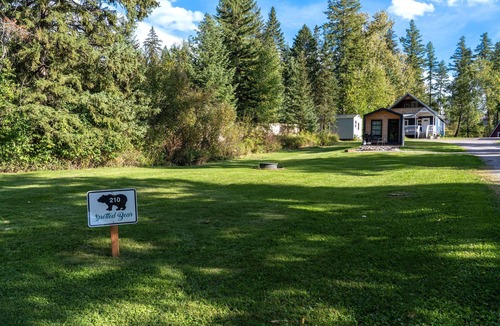 Martin City Cabin | Big Bear Micro Cabin with loft at Spotted Bear Retreat