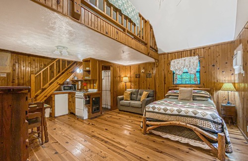 Bruno Cabin | Big Bell at Silver Run located close to the Buffalo River National Park