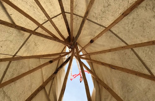 Bigfork RV Rental | Bird Lodge Tipi's at Stepping Stone
