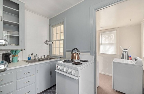 Central - Terry House | Bo's Cozy Green Backyard Bungalow | Hot Tub | W/D | Off-Street Parking