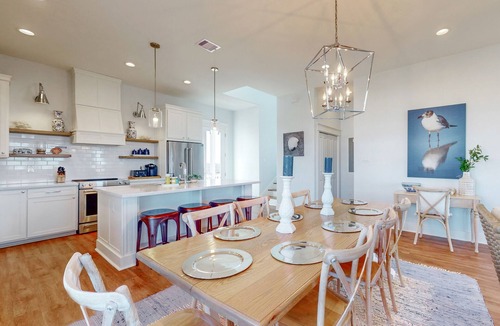 Indian Beach House | Brand new coastal gem with bay/wetland views, two balconies, & outdoor shower