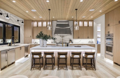 Whitefish House | Breathtaking ski residence - theater room , sauna , gym, heated driveway and hot tub deck