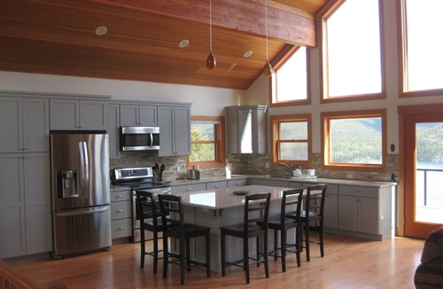 Kalispell House | Breathtaking Views from Mountain House overlooking Ashley Lake