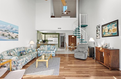 Little River Condo | Bright Condo w/Loft for 8! Bay Tree 24B