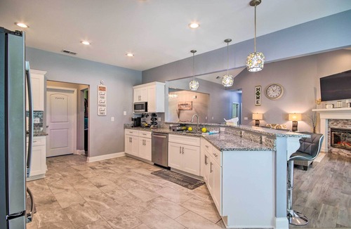 Hopkins House | Bright Hopkins Home w/Game Room & Fire Pit!