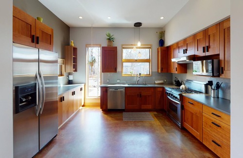 Bozeman House | Built in 2007, this deluxe 3-story solar condo offers the best of Bozeman!