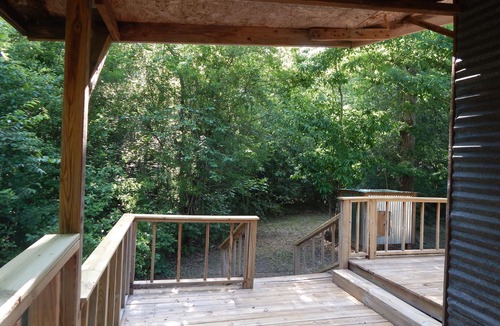 Perkinston Cabin | Camp House on Red Creek - Uncle Ralph’s Cabin Rentals - PRIVATE BEACH