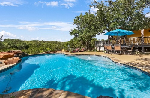 Fischer House | Canyon Lake Lighthouse | Unique Getaway with Private Pool and Hill Country Views