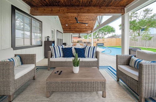 Barker House | Casa Larissa , Grill & Chill Retreat- Heated Pool 3 bedroom Home in Katy TX