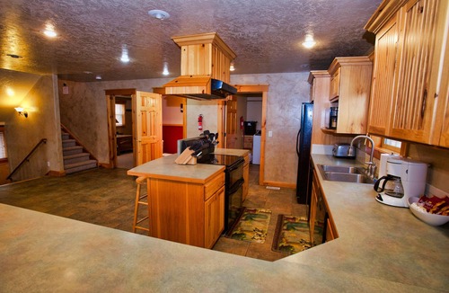 Cascade House | Cascade Multi-Family Cabin - 1 Block to Lake Cascade and Golf Course - Game room - Wood stove