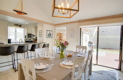 Mews Village Cottage | Charming Cape Cod Home w/Patio, 2 Mi to Beach!