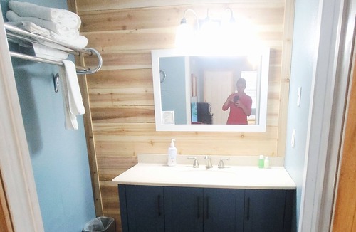 Port Mansfield Hotel | Charming motel room in adorable Port Mansfield, TX pet- friendly