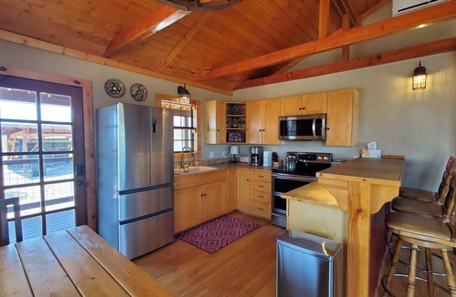 Brewster County Cabin | Christmas Mountains Ranch: Classic 2br/1bth Cabin with Spacious Wrap Around Porch. Walk to Pool.