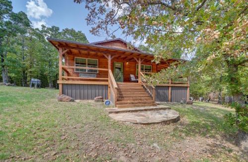 Clayton House | Clayton Cabin with Wraparound Deck Steps to Lake!