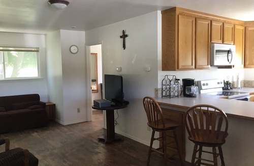 Plains House | Clean and cute,1 bed, 1 bath, small town setting across from city park.