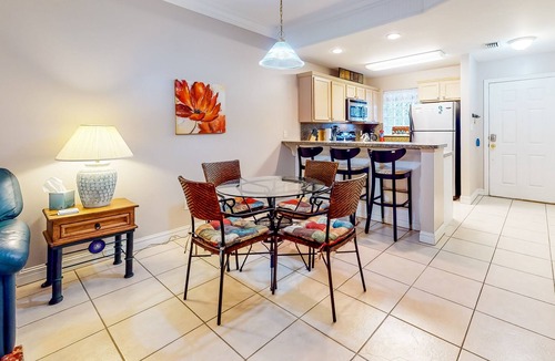 South Padre Island Condo | Coastal Condo with Private Patio, Gas Grill, Shared Pool, & Free WiFi