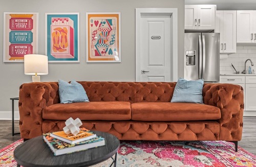 West Conshohocken Apartment | Colorful King Bed Apt w/Large Kitchen and Game Room