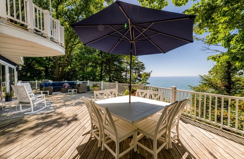 Shorewood-Tower Hills-Harbert House | Colossal Lakefront Home in Sawyer!