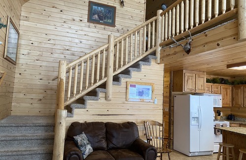Last Chance Cabin | Comfortable cozy cabin, accessible to Snowmobile & ATV trails & Fly Fishing
