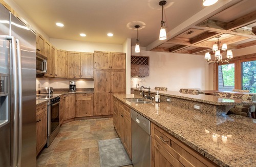 Bigfork Condo | Condo w/stone fireplace, great views, A/C - Marina Cay Estates Luxury Condo