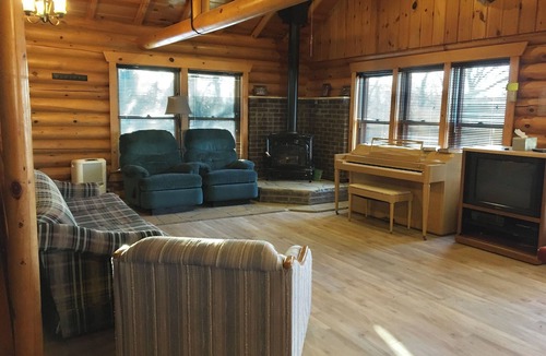 Rolette County Cabin | Cozy and peaceful 1-bedroom cabin with loft near peaceful Saint John, ND