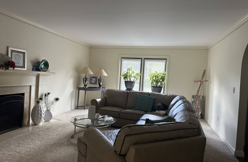 Clinton Township House | Cozy Bedroom for use.