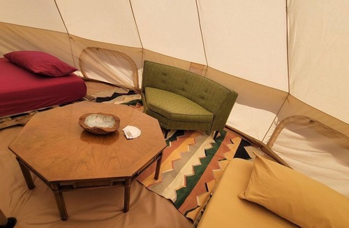 Polson House | Cozy Bell Tent With A View - "Fire"