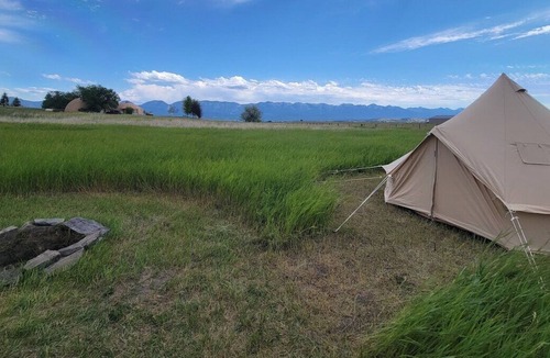 Polson House | Cozy Bell Tent With A View - "Fire"